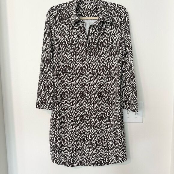 Ellie Kai Printed Shift Dress 6 - Picture 1 of 8